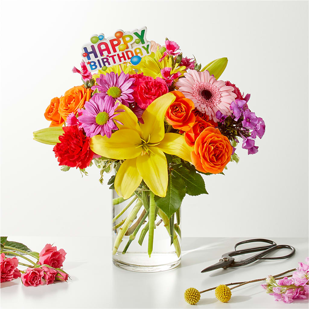 Cue the Confetti - A Florist Original – CARLOS BLOOMS & EVENTS, Garnerville NY