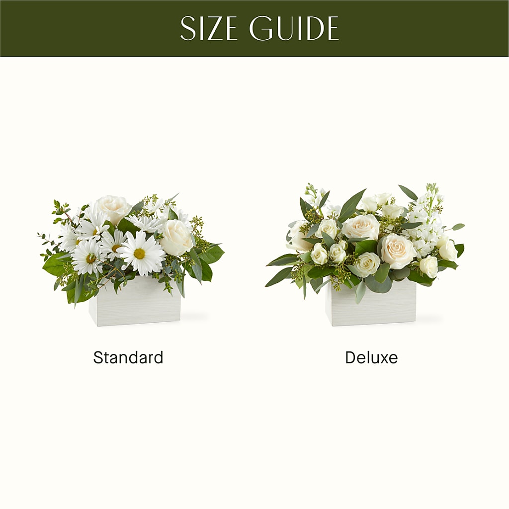 Fresh Linen Box Bouquet – CARLOS BLOOMS & EVENTS, Garnerville NY