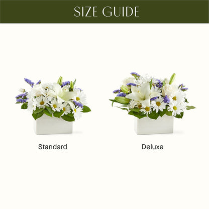Beyond Blue Box Bouquet – CARLOS BLOOMS & EVENTS, Garnerville NY