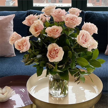 Long Stem Pink Rose Bouquet – CARLOS BLOOMS & EVENTS, Garnerville NY