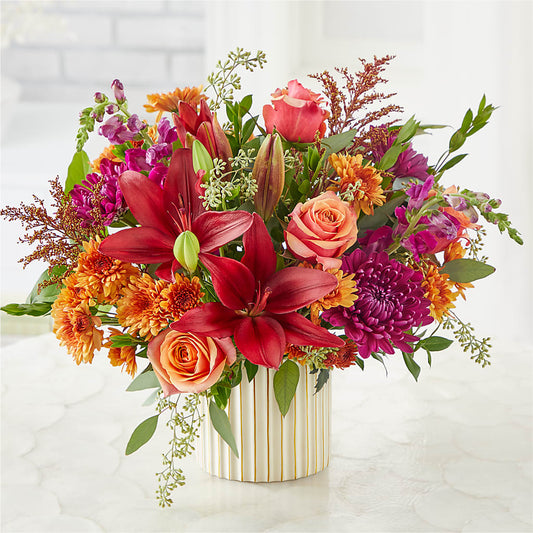 Burgundy Landscape Bouquet – CARLOS BLOOMS & EVENTS, Garnerville NY