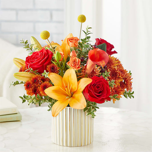 Scarlet Skies Bouquet – CARLOS BLOOMS & EVENTS, Garnerville NY