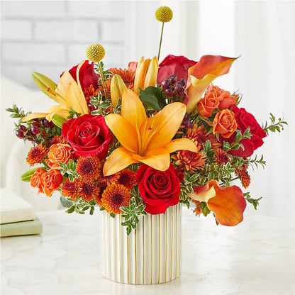Scarlet Skies Bouquet – CARLOS BLOOMS & EVENTS, Garnerville NY