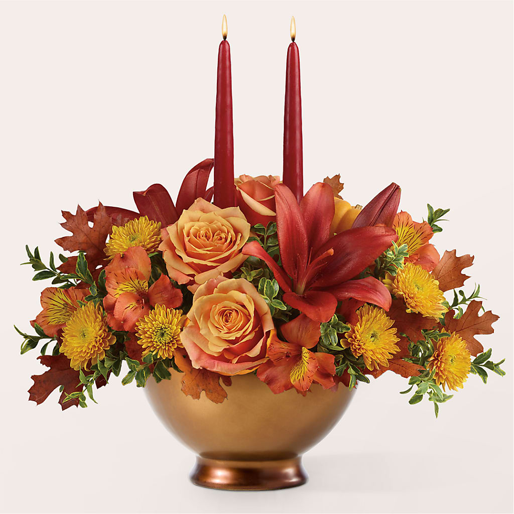 Harvest Table Centerpiece – CARLOS BLOOMS & EVENTS, Garnerville NY