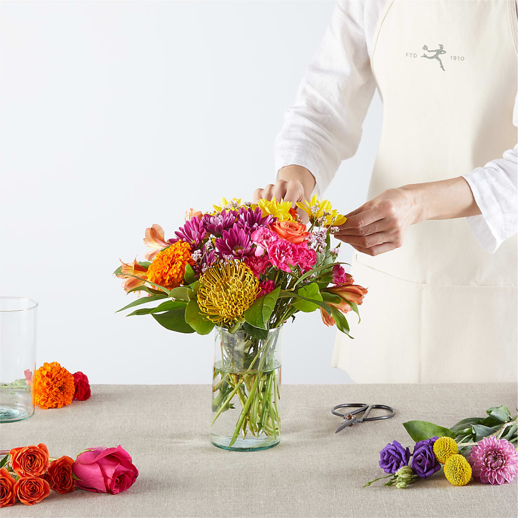 Feast of Color – A Florist Original – CARLOS BLOOMS & EVENTS, Garnerville NY