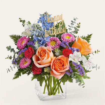 Birthday Bash Bouquet – CARLOS BLOOMS & EVENTS, Garnerville NY