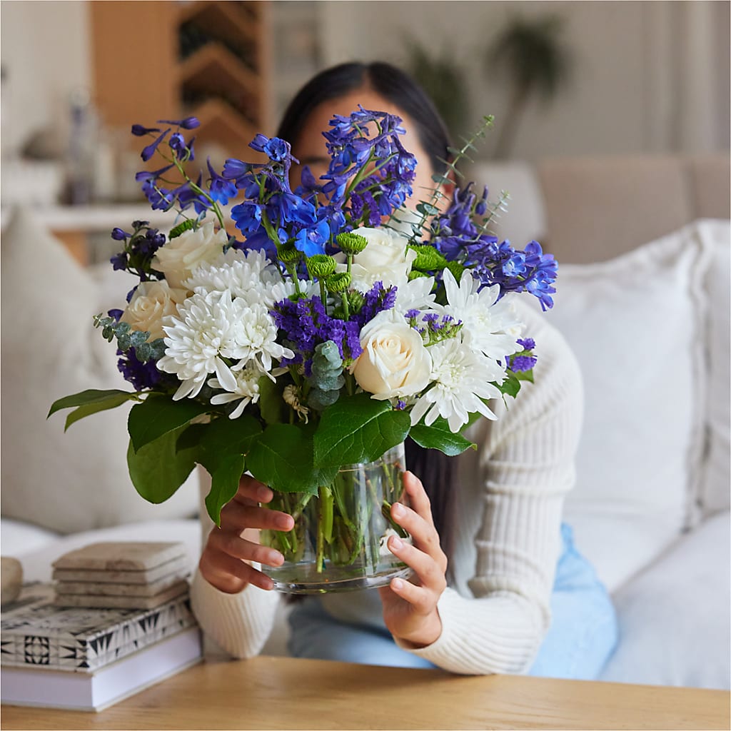 Cerulean Waves Bouquet – CARLOS BLOOMS & EVENTS, Garnerville NY