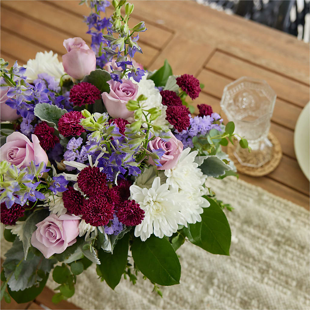Violet Frost Bouquet – CARLOS BLOOMS & EVENTS, Garnerville NY