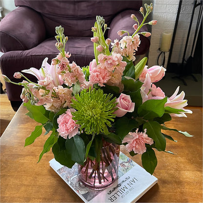 Pretty in Pink Bouquet – CARLOS BLOOMS & EVENTS, Garnerville NY