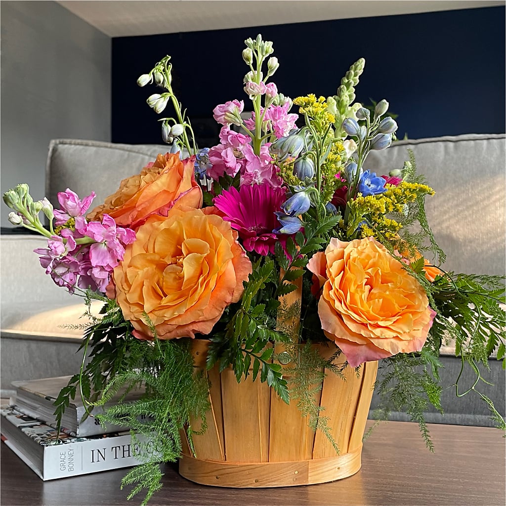 Garden of Life Basket – CARLOS BLOOMS & EVENTS, Garnerville NY