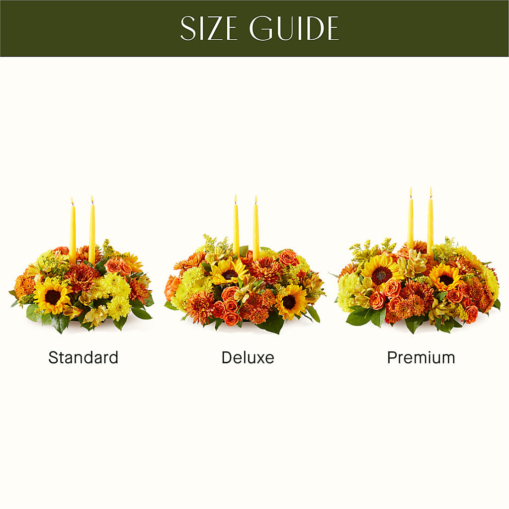 Autumn Harmony Centerpiece – CARLOS BLOOMS & EVENTS, Garnerville NY