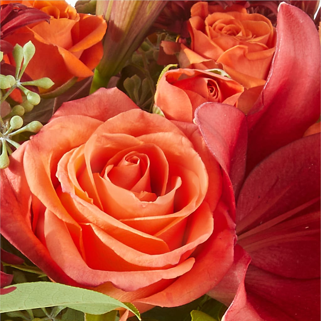 Crimson Leaves Bouquet – CARLOS BLOOMS & EVENTS, Garnerville NY