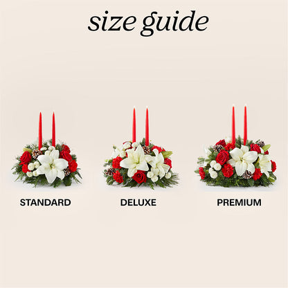 Seasonal Festivities Centerpiece – CARLOS BLOOMS & EVENTS, Garnerville NY