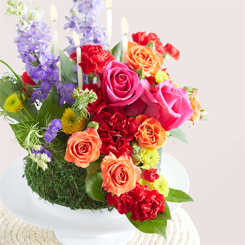 Best Year Yet Floral Cake – CARLOS BLOOMS & EVENTS, Garnerville NY