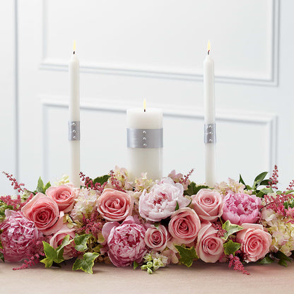 Worldwide Romance Unity Candle Arrangement – CARLOS BLOOMS & EVENTS, Garnerville NY
